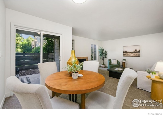 3465 Lochwood Dr Unit N-61, Fort Collins, CO 80525 - dining space featuring carpet floors