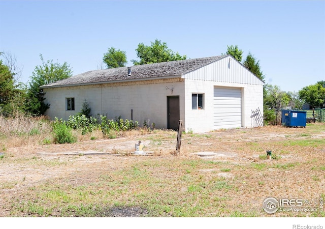 19089 Chambers Dr, Sterling, CO 80751 - view of detached garage