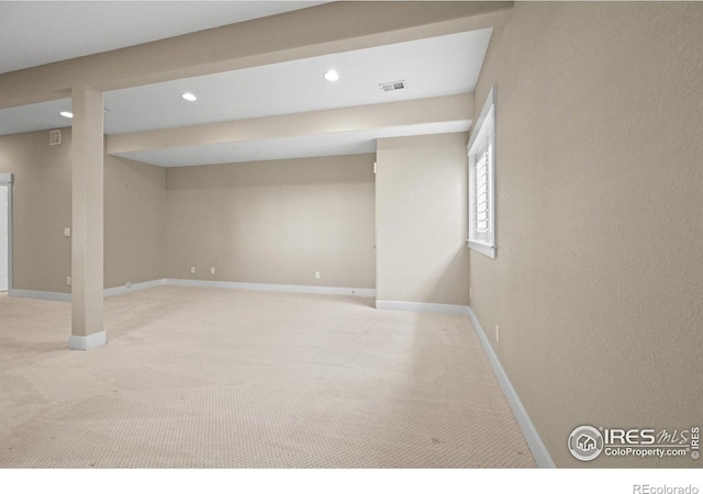 3031 Thunder Lake Cir, Lafayette, CO 80026 - basement with carpet floors and recessed lighting