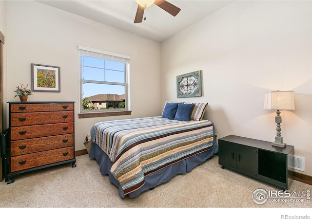 973 Skipping Stone Ct, Timnath, CO 80547 - bedroom with carpet flooring and ceiling fan