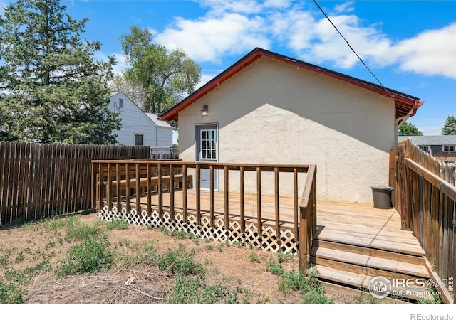 114 Berwick Ave, Firestone, CO 80520 - view of wooden terrace
