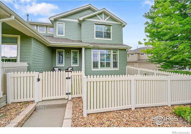 9266 W 107th Ln, Broomfield, CO 80021 - view of front of home with a gate