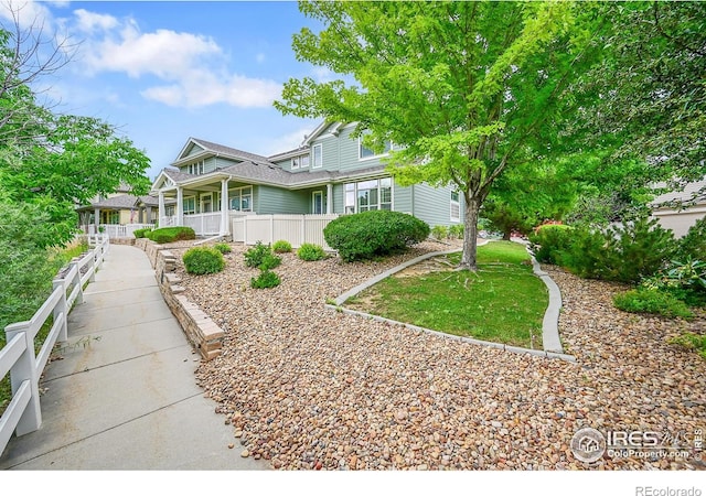 9266 W 107th Ln, Broomfield, CO 80021 - view of side of property featuring covered porch