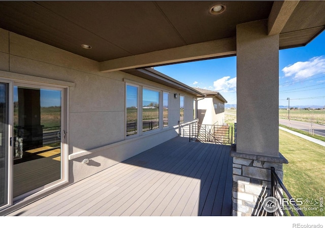 6928 Summerwind Ct, Timnath, CO 80547 - view of wooden deck