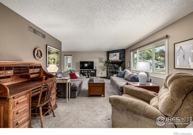 14 Douglas Dr N, Broomfield, CO 80020 - living room with light colored carpet and a textured ceiling