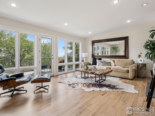 2695 Stanford Ave, Boulder, CO 80305 - living room featuring recessed lighting and wood finished floors