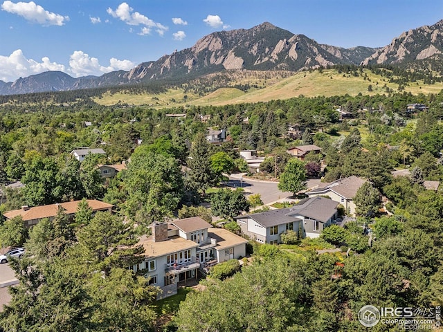 2695 Stanford Ave, Boulder, CO 80305 - bird's eye view of a mountain backdrop