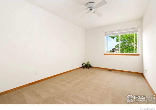 4603 Dusty Sage Ct Unit 4, Fort Collins, CO 80526 - carpeted empty room featuring baseboards and ceiling fan