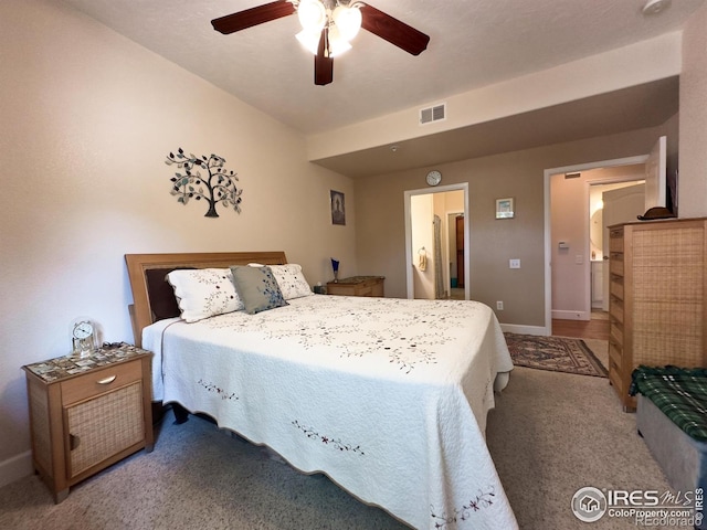 4101 Crittenton Ln Unit 102, Wellington, CO 80549 - carpeted bedroom with baseboards and ceiling fan