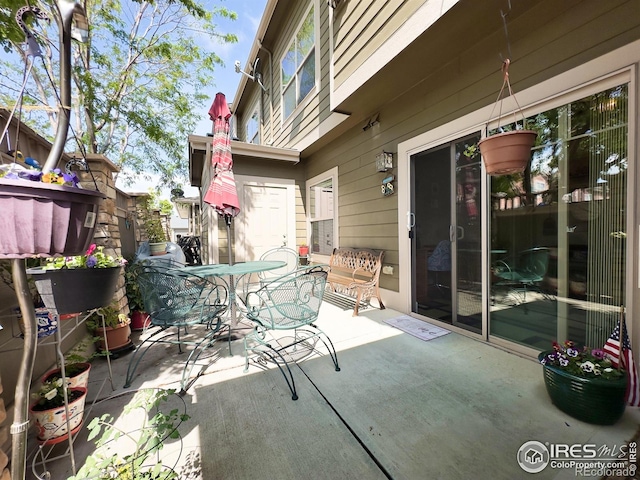 4101 Crittenton Ln Unit 102, Wellington, CO 80549 - view of patio featuring outdoor dining space