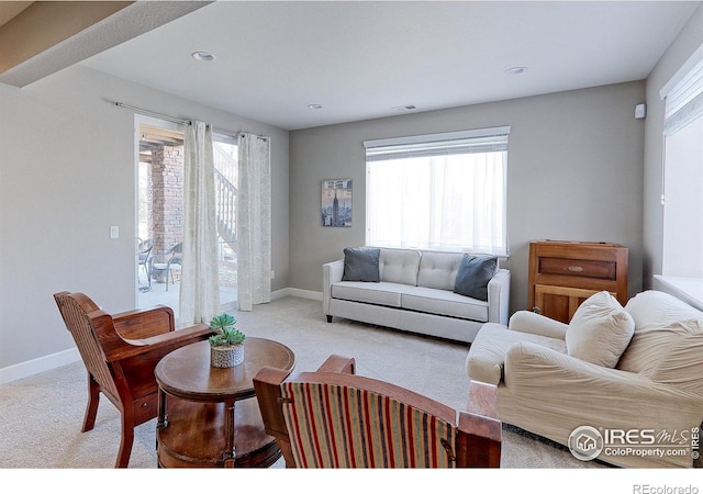 16021 Williams Pl, Broomfield, CO 80023 - living area with carpet flooring and recessed lighting