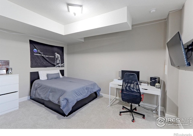 16021 Williams Pl, Broomfield, CO 80023 - carpeted bedroom with a desk and baseboards