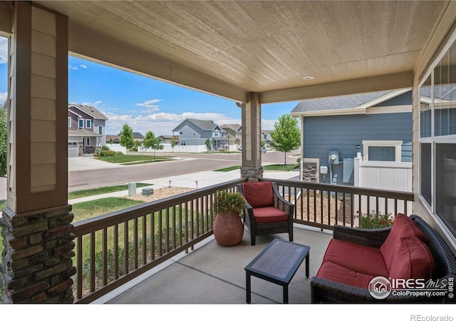 1325 Tipton St, Berthoud, CO 80513 - porch featuring a residential view