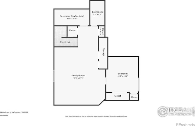 549 Jackson St, Lafayette, CO 80026 - view of property floor plan