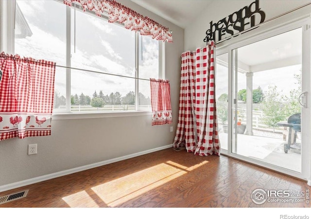 1520 Lake Vista Way, Severance, CO 80550 - unfurnished room featuring wood finished floors and baseboards