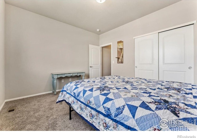 1520 Lake Vista Way, Severance, CO 80550 - carpeted bedroom with a closet and baseboards