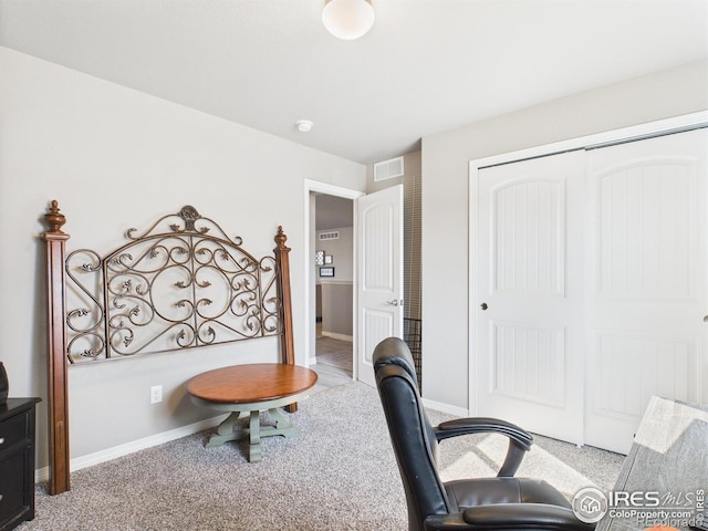 1729 Avery Plaza St, Severance, CO 80550 - home office with carpet floors and baseboards