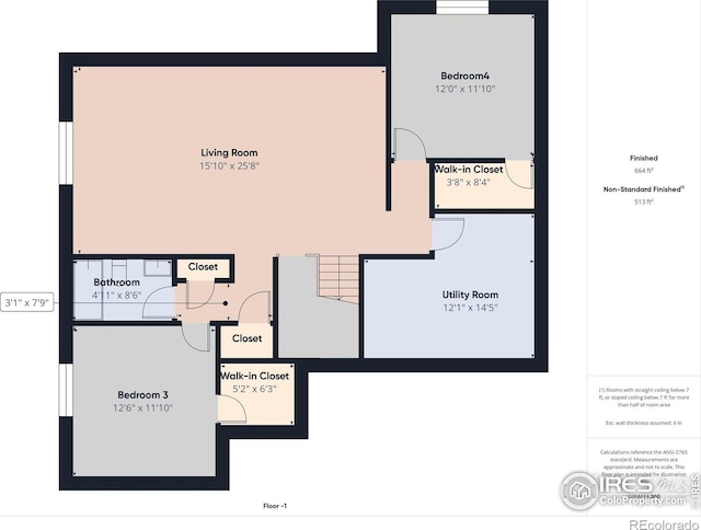 1729 Avery Plaza St, Severance, CO 80550 - view of floor plan / room layout