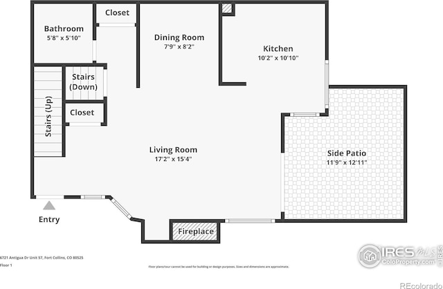 6721 Antigua Dr Unit 57, Fort Collins, CO 80525 - view of floor plan / room layout