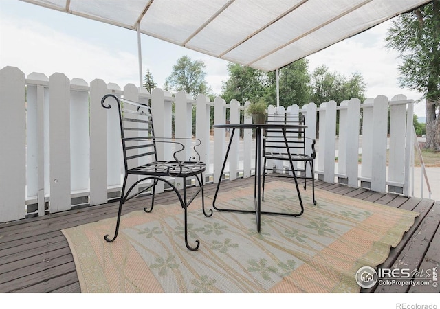 1539 Peterson St, Fort Collins, CO 80524 - view of wooden deck