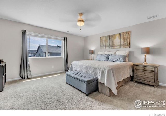 6244 Waterman Way, Frederick, CO 80516 - carpeted bedroom featuring baseboards and ceiling fan