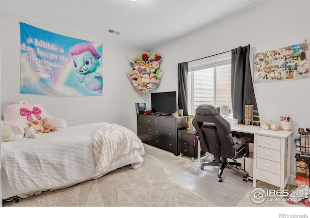 6244 Waterman Way, Frederick, CO 80516 - bedroom featuring carpet floors and an office area