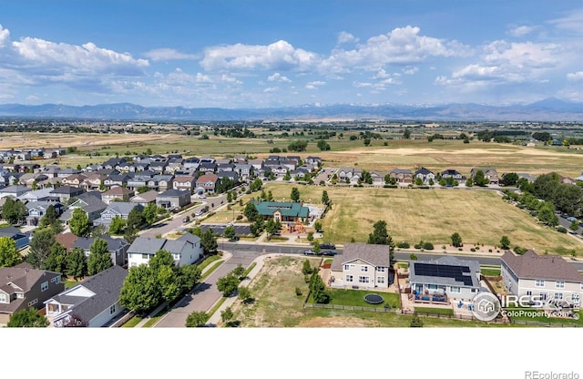 6244 Waterman Way, Frederick, CO 80516 - aerial view of residential area with a mountainous background