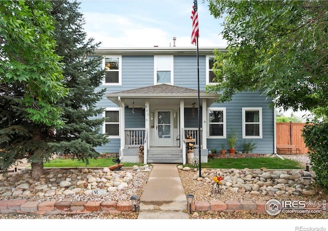 611 Elizabeth Ave, Platteville, CO 80651 - view of front of house featuring a porch