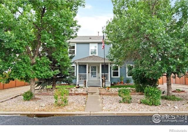 611 Elizabeth Ave, Platteville, CO 80651 - view of front of property with covered porch