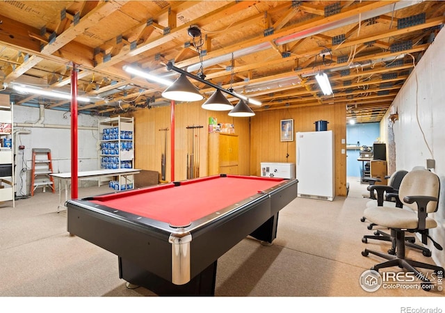 611 Elizabeth Ave, Platteville, CO 80651 - recreation room featuring billiards table