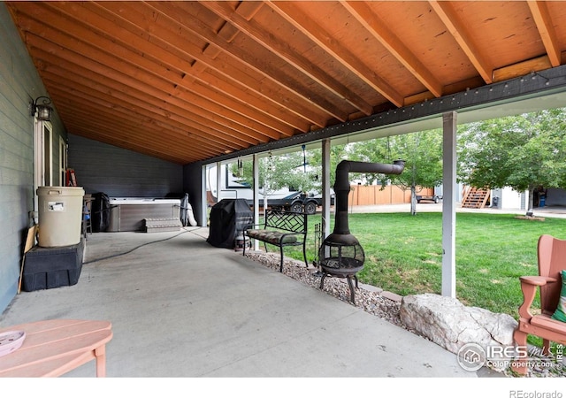 611 Elizabeth Ave, Platteville, CO 80651 - view of patio / terrace with a grill