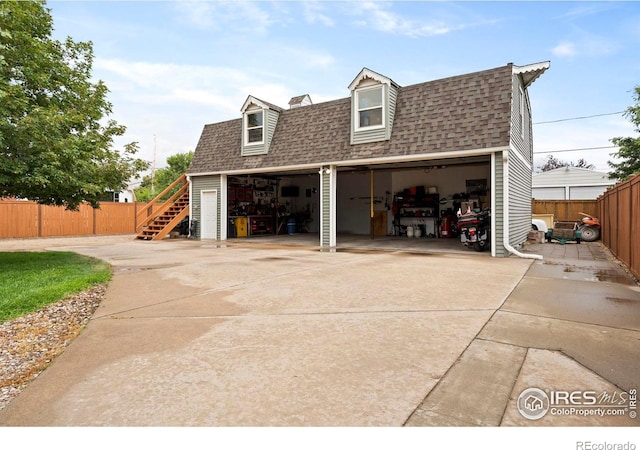 611 Elizabeth Ave, Platteville, CO 80651 - view of detached garage
