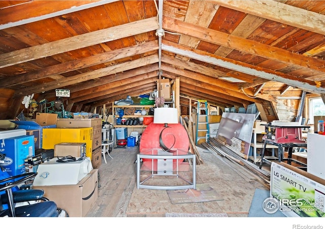 611 Elizabeth Ave, Platteville, CO 80651 - view of unfinished attic