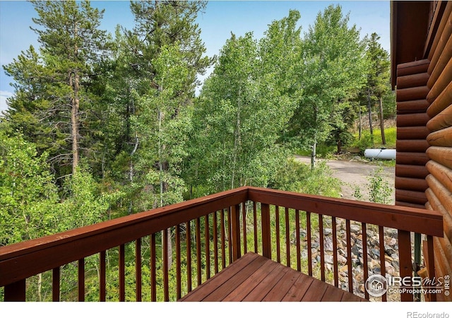 280 Hummer Dr, Nederland, CO 80466 - view of wooden deck