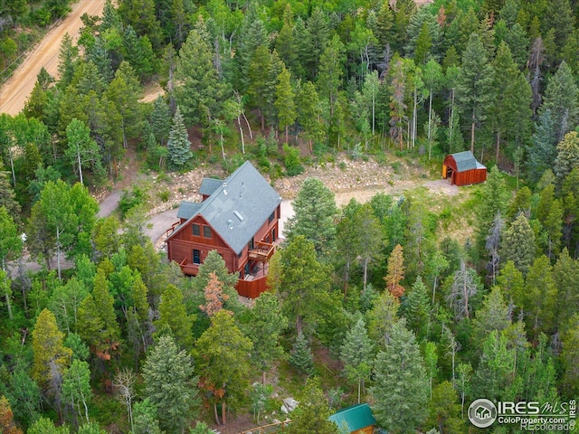 280 Hummer Dr, Nederland, CO 80466 - view of subject property with a heavily wooded area