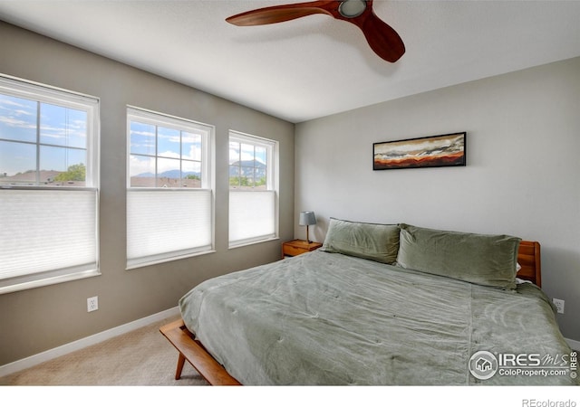3970 Colorado Ave Unit G, Boulder, CO 80303 - carpeted bedroom featuring baseboards and a ceiling fan