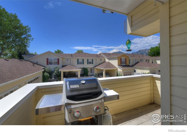 3970 Colorado Ave Unit G, Boulder, CO 80303 - balcony featuring a grill and a residential view