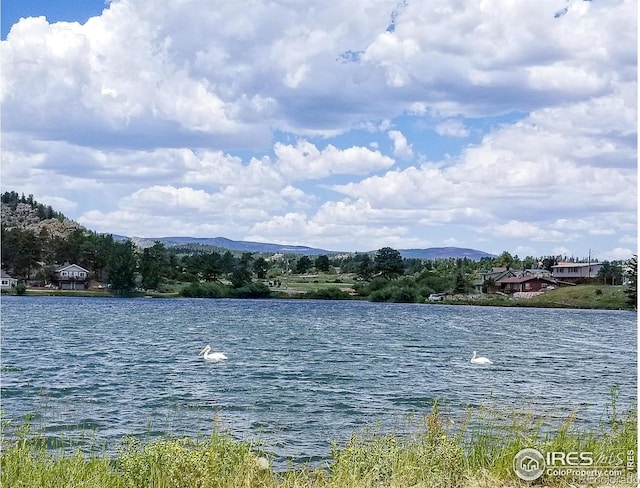 983 Ramona Dr, Red Feather Lakes, CO 80545 - water view with a mountainous background