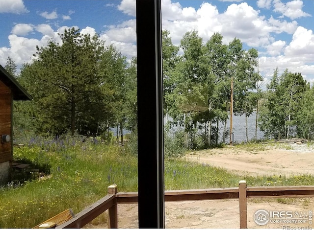983 Ramona Dr, Red Feather Lakes, CO 80545 - view of yard with a water view