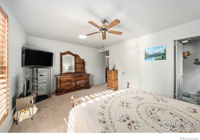 39 Ward Dr Unit 202, Greeley, CO 80634 - bedroom with carpet and ceiling fan