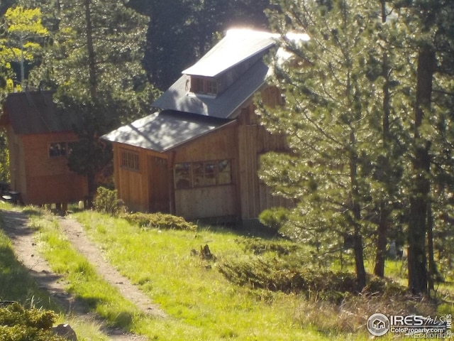 1001 County Road 86, Red Feather Lakes, CO 80545 - view of side of home