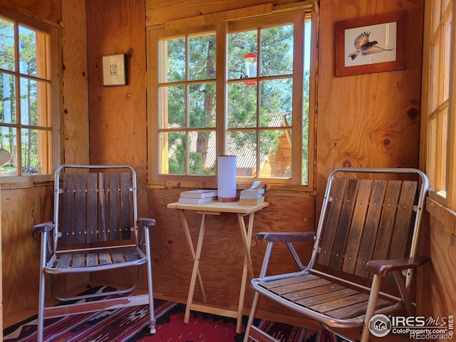 1001 County Road 86, Red Feather Lakes, CO 80545 - sitting room with wood walls