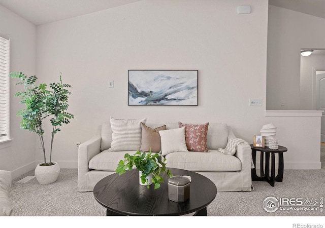 619 Rosedale St, Severance, CO 80550 - carpeted living area with baseboards