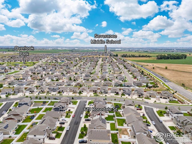 619 Rosedale St, Severance, CO 80550 - aerial view of residential area