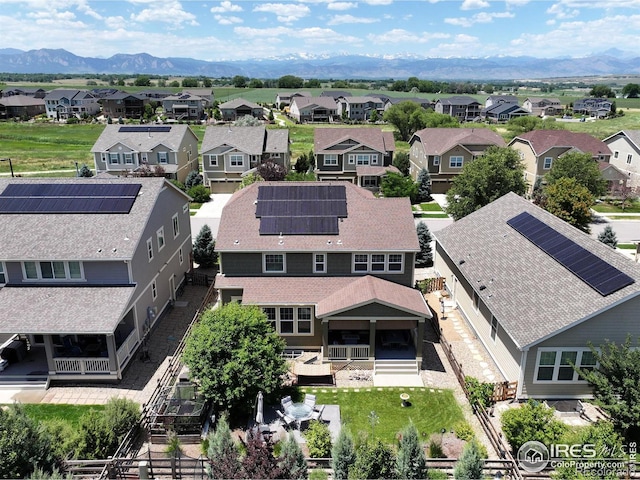833 Carbonate Ln, Erie, CO 80516 - aerial perspective of suburban area with a mountain backdrop