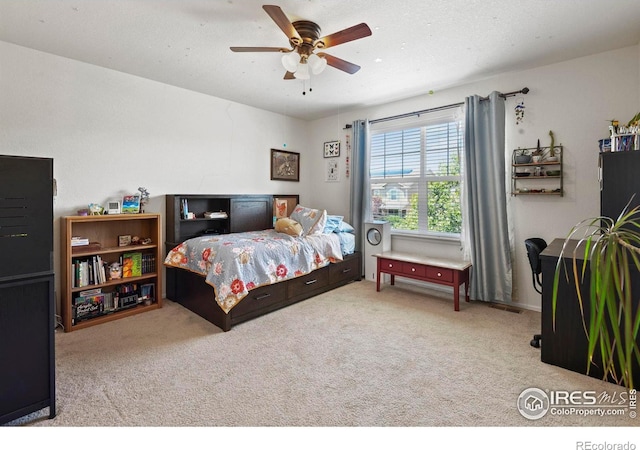 833 Carbonate Ln, Erie, CO 80516 - carpeted bedroom with ceiling fan