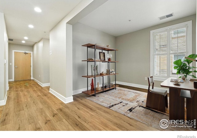 1631 N Emerson St Unit 207, Denver, CO 80218 - office space featuring light wood-style floors and recessed lighting