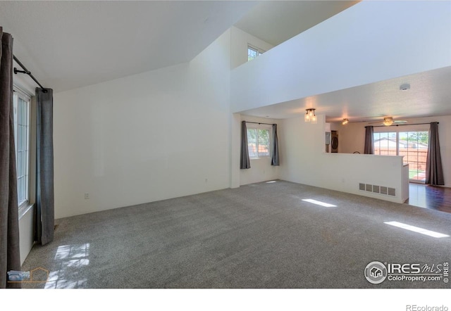 6126 Shamrock Cir, Frederick, CO 80530 - empty room with carpet and a ceiling fan