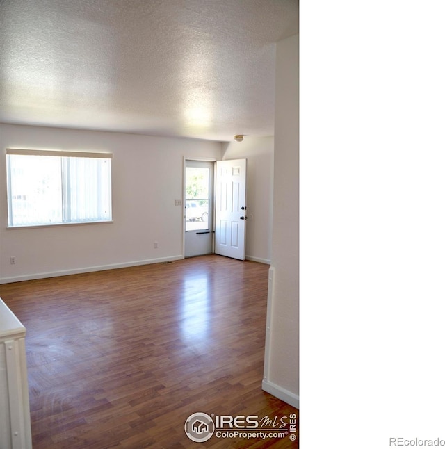 4616 Homestead Ct, Greeley, CO 80634 - spare room with wood finished floors and a textured ceiling