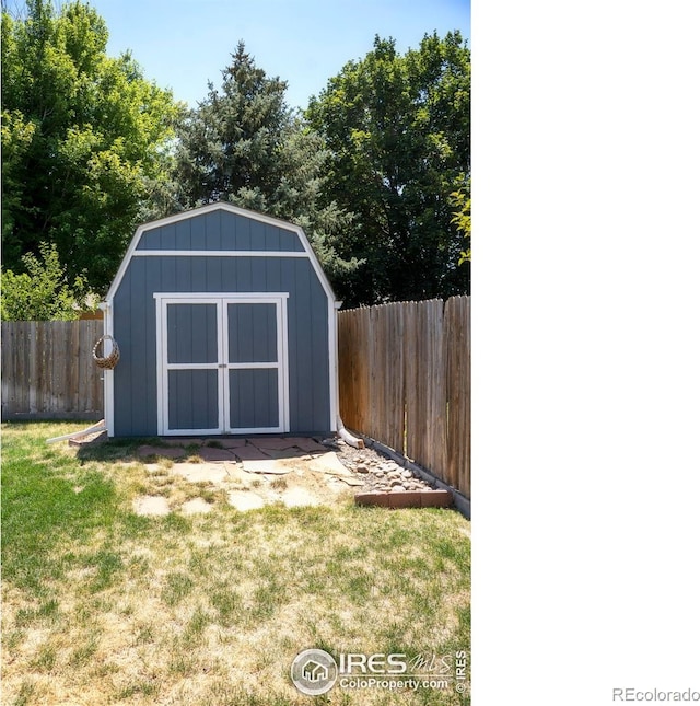4616 Homestead Ct, Greeley, CO 80634 - view of shed with a fenced backyard